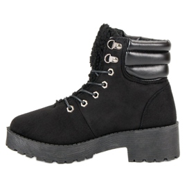 Tramperos de gamuza negro 4