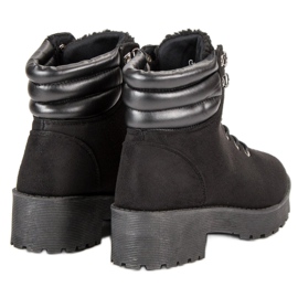 Tramperos de gamuza negro 5