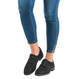 Seastar Zapatos de gamuza negro 6