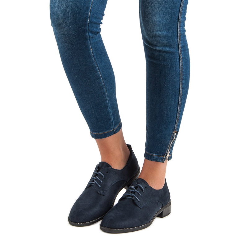 Marquiz Zapato cordones azul marino 1