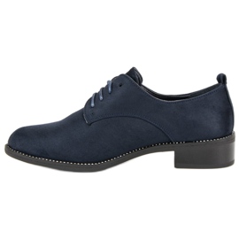 Marquiz Zapato cordones azul marino 4