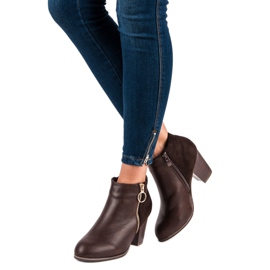 Mannika Botas marrones de otoño marrón 5