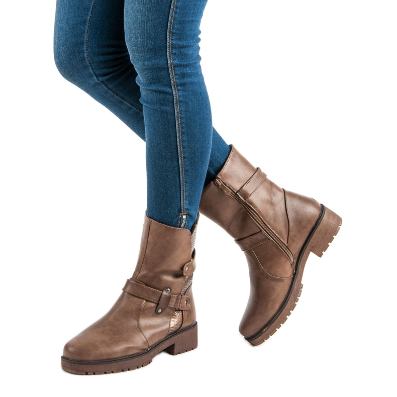 Trabajadores de botas calientes marrón 1 Trabajadores de botas calientes marrón 1