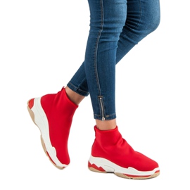 Calzado deportivo de moda rojo 1