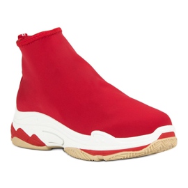 Calzado deportivo de moda rojo 2