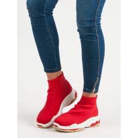 Calzado deportivo de moda rojo 5