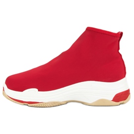 Calzado deportivo de moda rojo 3