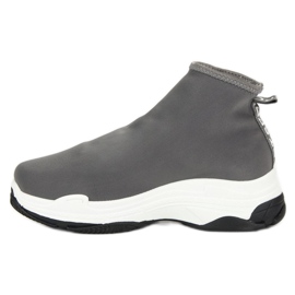 Calzado deportivo de moda gris 4