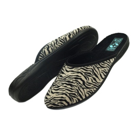 Pantuflas terciopelo Adanex 15819 negro 4