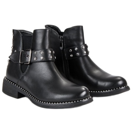 Erynn Botas de mujer casual negro 3
