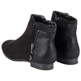 Botines planos negros 2