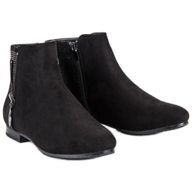 Botines planos negros 3