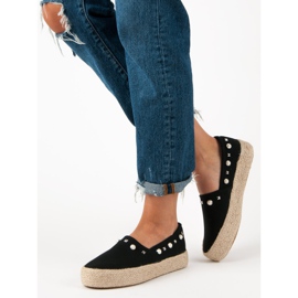 J. Star Alpargatas negras negro 5