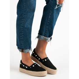 J. Star Alpargatas negras negro 4