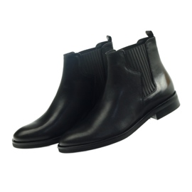Botas Edeo negras, slip-on 3244 negro 4 Botas Edeo negras, slip-on 3244 negro 4
