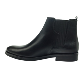 Botas Edeo negras, slip-on 3244 negro 2 Botas Edeo negras, slip-on 3244 negro 2