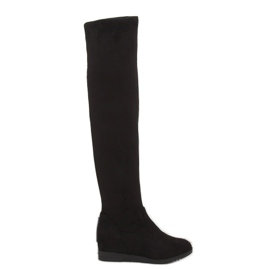 Botas de cuña negras 168-108 negras negro 6