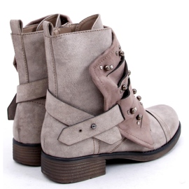 Botas militares beige 17103-4 Caqui 2