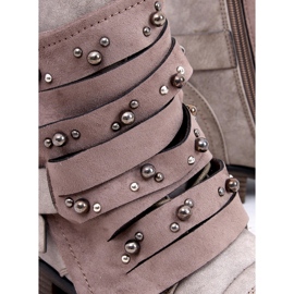 Botas militares beige 17103-4 Caqui 3