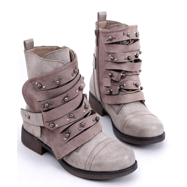 Botas militares beige 17103-4 Caqui 1