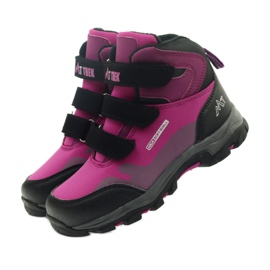 Mttrek Botines velcro MT TREK 011 fucsia negro púrpura rosa 4