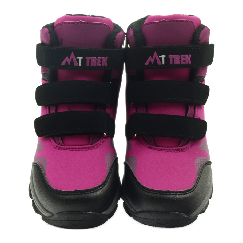 Mttrek Botines velcro MT TREK 011 fucsia negro violeta rosado 3