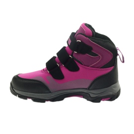 Mttrek Botines velcro MT TREK 011 fucsia negro violeta rosado 2