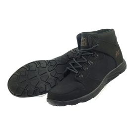 Mttrek Zapatos deportivos para hombres alto 011 negro 4