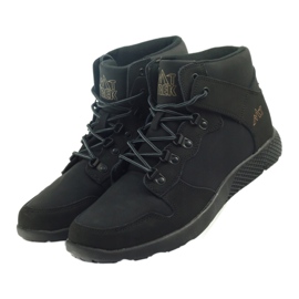 Mttrek Zapatos deportivos para hombres alto 011 negro 3