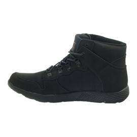 Mttrek Zapatos deportivos para hombres alto 011 negro 1