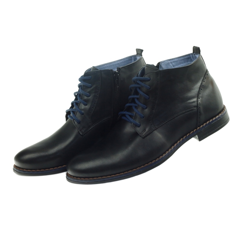 Negro Nikopol 677 botas de invierno negras 4