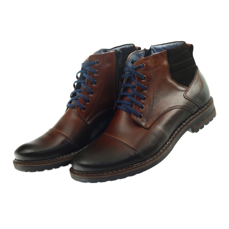 Botas de hombre marrones Nikopol 683 marrón 4