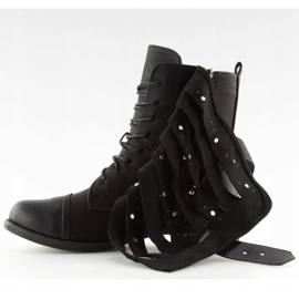 Botas militares negras 2194 Black negro 3
