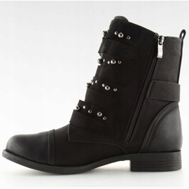 Botas militares negras 2194 Black negro 4