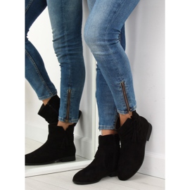 Botas de ante negro LL022 Negro 4
