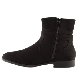 Botas de ante negro LL022 Negro 1