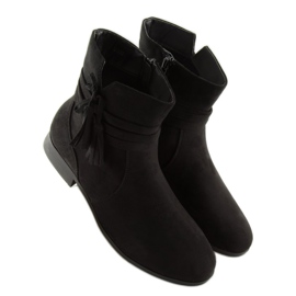Botas de ante negro LL022 Negro 6