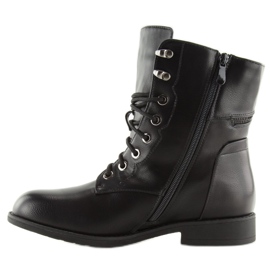 Botas con cordones negro workery 168-177 negro 3