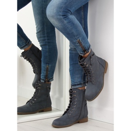 Botas con cordones azul azul 168-177 Azul 8