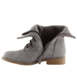 Botas con cordones gris workery 168-177 Grey 2 Botas con cordones gris workery 168-177 Grey 2