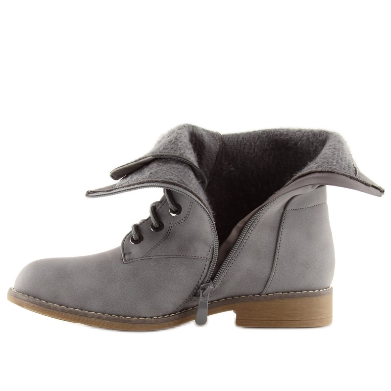 Botas con cordones gris workery 168-177 Grey 2
