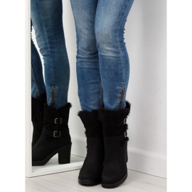 Botines negros tacones altos T119 Negro 1 Botines negros tacones altos T119 Negro 1