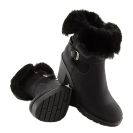 Botines negros tacones altos T119 Negro 6