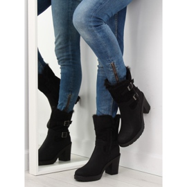 Botines negros tacones altos T119 Negro 7