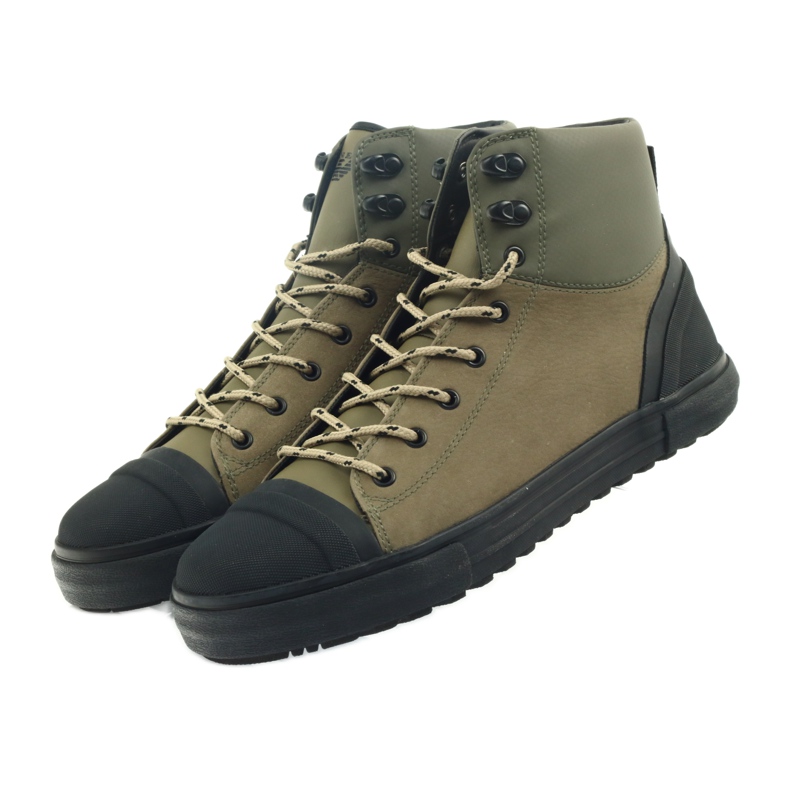 Zapatilla Armani Jeans Hombre Piel verde 3