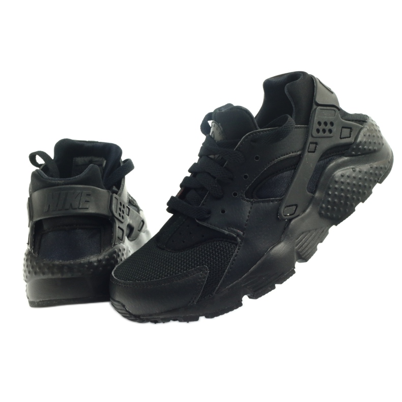 Nike Huarache Run GS 016 negro 4