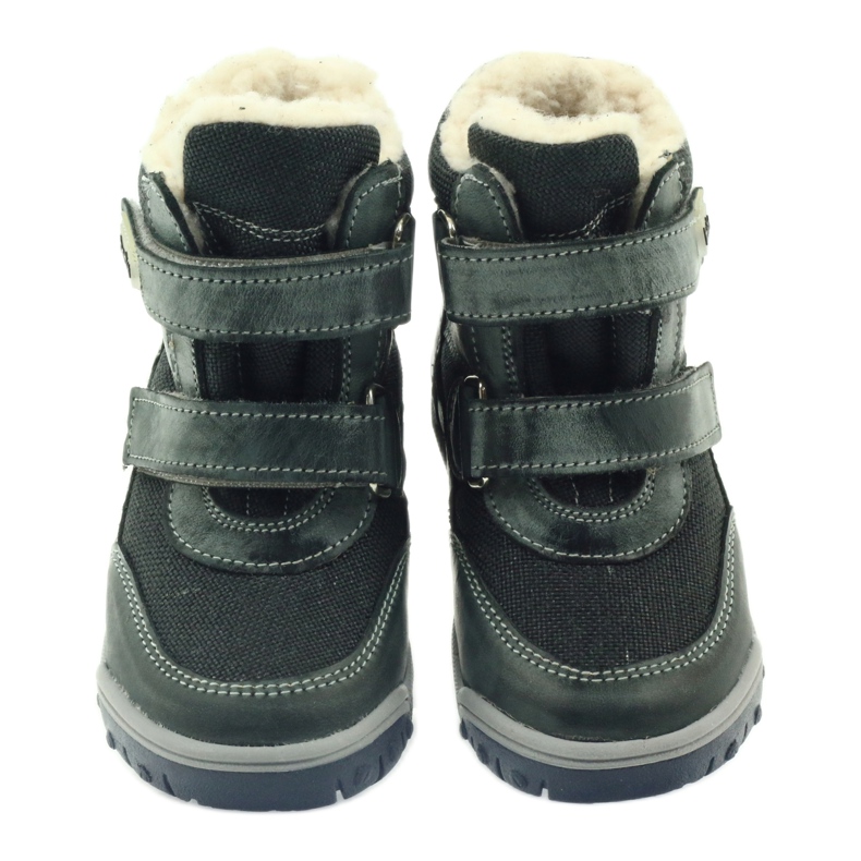 Botas de cuero con botas de membrana Bartuś gris 3