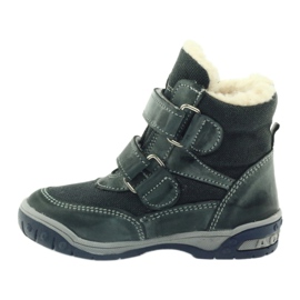 Botas de cuero con botas de membrana Bartuś gris 2