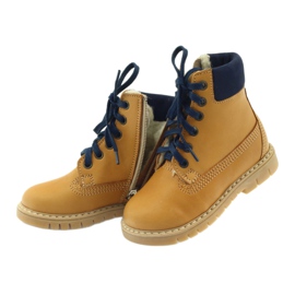 Botas de madera BARTUŚ Camel amarillo azul marino 5 Botas de madera BARTUŚ Camel amarillo azul marino 5