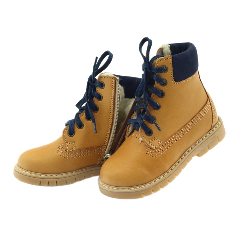 Botas de madera BARTUŚ Camel amarillo azul marino 5 Botas de madera BARTUŚ Camel amarillo azul marino 5
